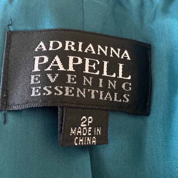 SOLD- Adrianna Papell Gathered Evening Jacket - Picture 8 of 9